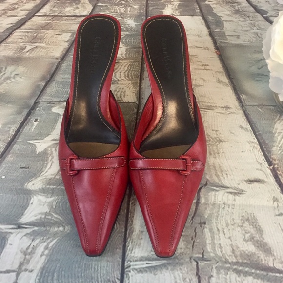 pointed toe open heels